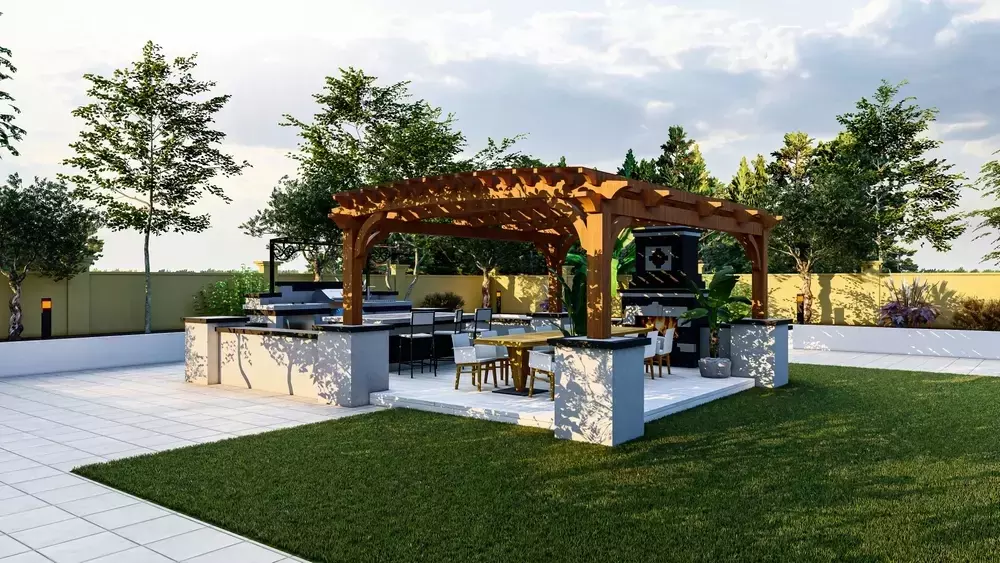 Pergola auf Terrassenplatten befestigen: Ein umfassender Leitfaden