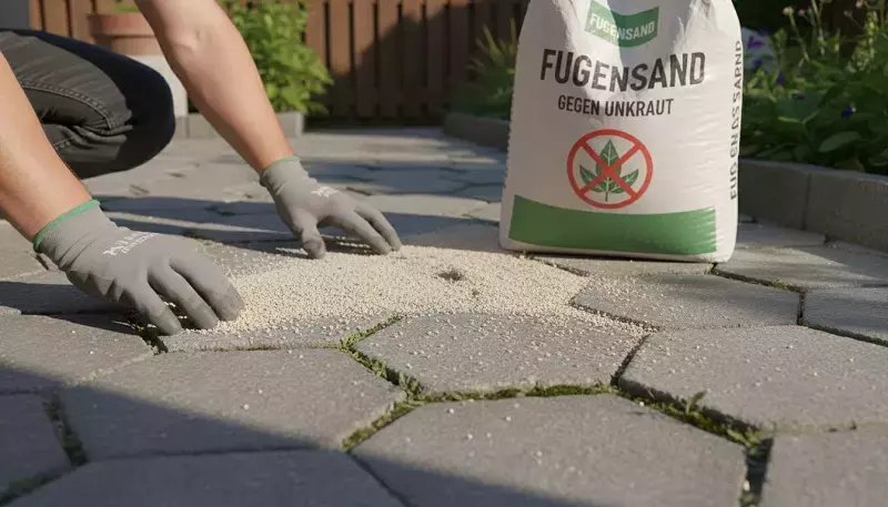 Fugensand: Eine wirksame Methode gegen Unkraut in Pflasterfugen