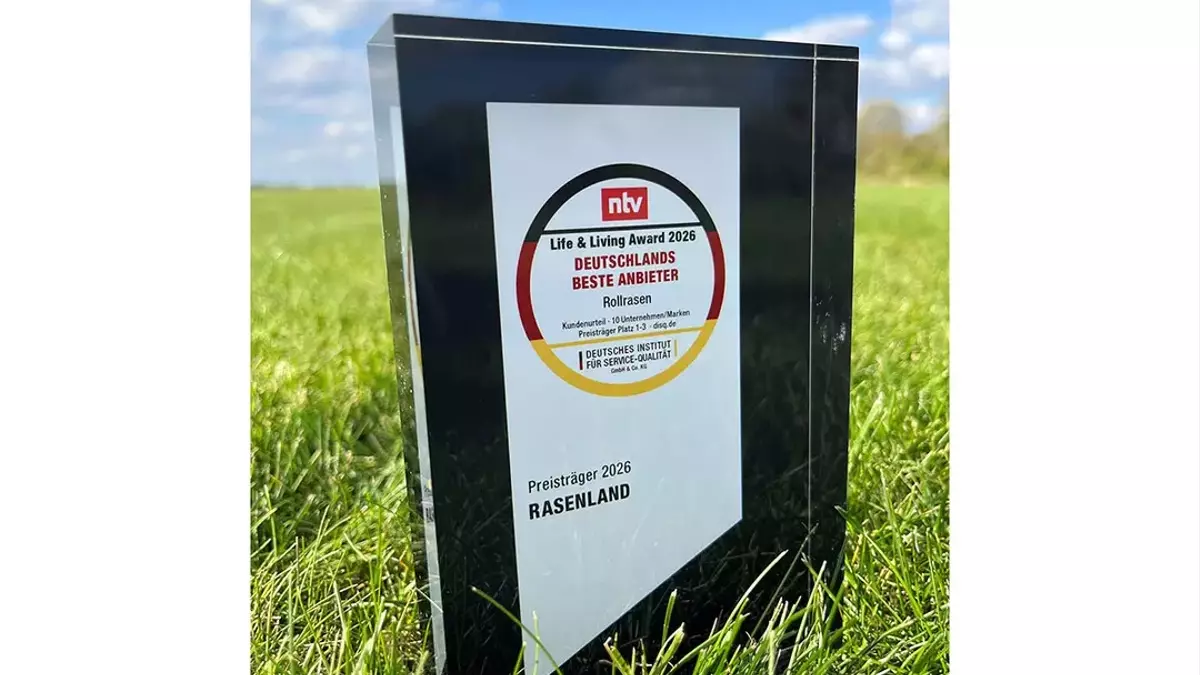 RASENLAND Erhält Anerkennung beim Life & Living Award 2026
