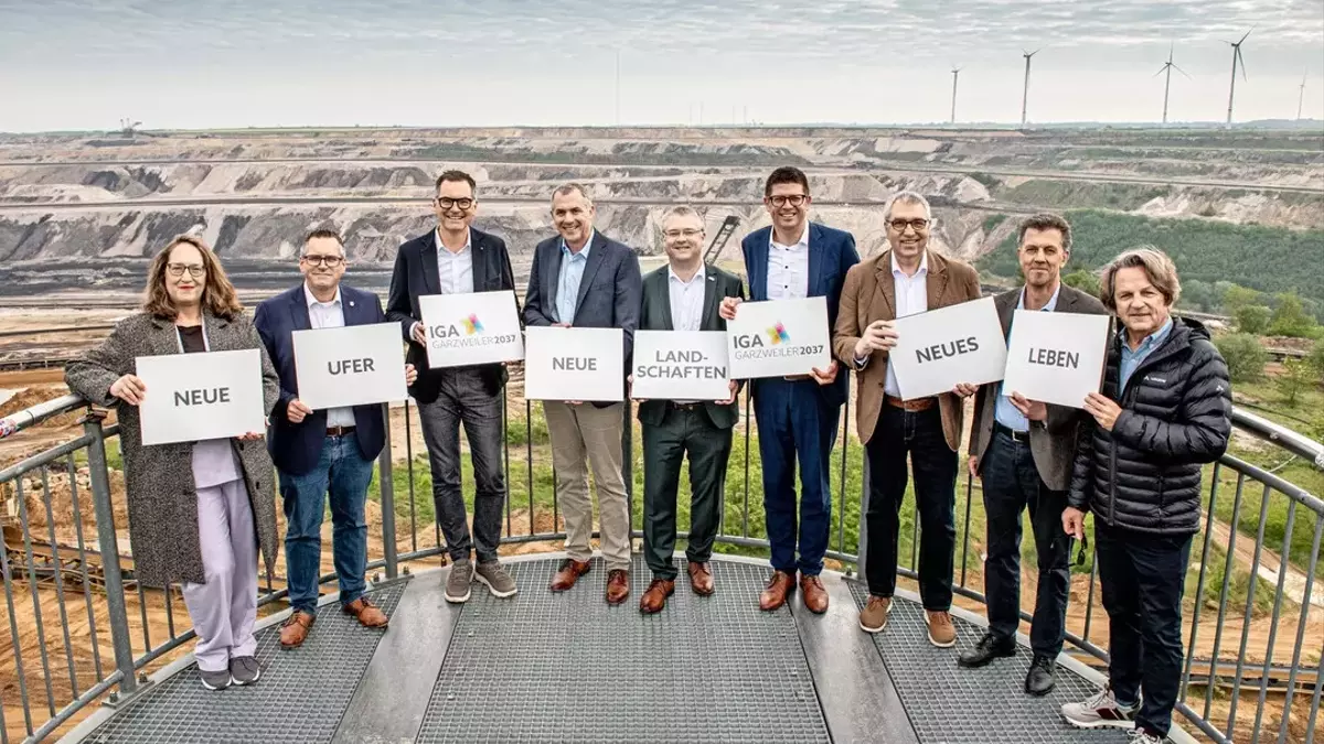 Internationale Gartenausstellung 2037 in Garzweiler formell beschlossen: Schaffung neuer Lebensräume im Rheinischen Revier