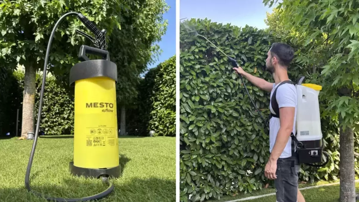 MESTO® präsentiert die e.flow-Reihe: innovative Akku-Sprühgeräte für den Garten und professionellen Einsatz