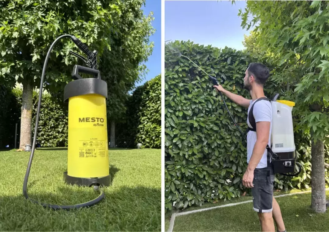 MESTO® präsentiert die e.flow-Reihe: innovative Akku-Sprühgeräte für den Garten und professionellen Einsatz