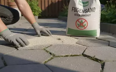 Fugensand: Eine wirksame Methode gegen Unkraut in Pflasterfugen