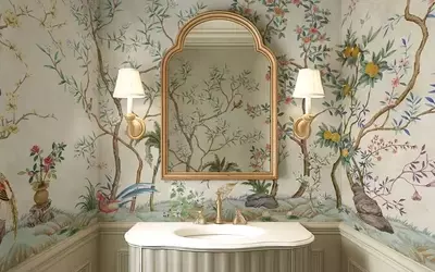 Badezimmer-Eleganz: Luxuriöse Wandgestaltungen im Vintage-Stil