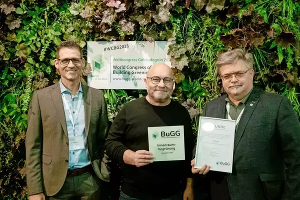 Waldähnlicher IT-Campus in Wels erhält Auszeichnung für innovative Innenraumbegrünung