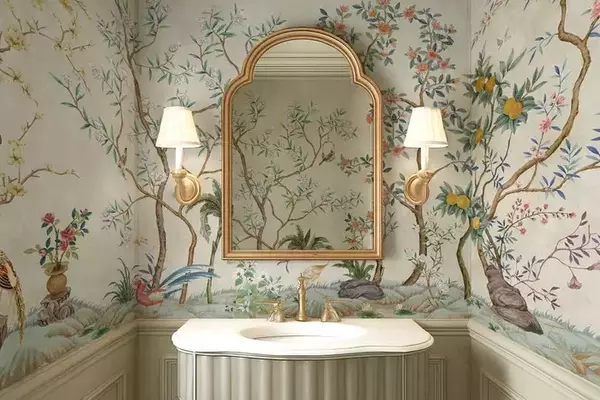Badezimmer-Eleganz: Luxuriöse Wandgestaltungen im Vintage-Stil