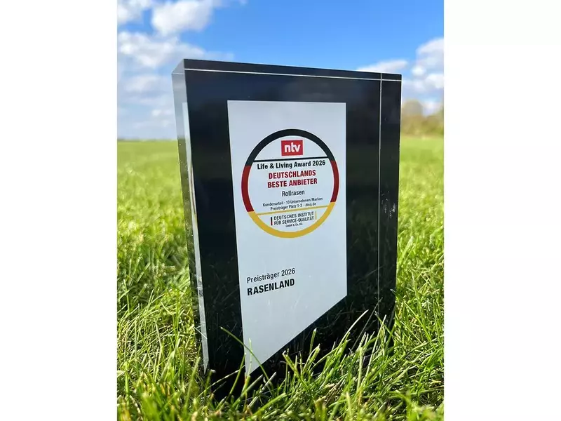 RASENLAND Erhält Anerkennung beim Life & Living Award 2026