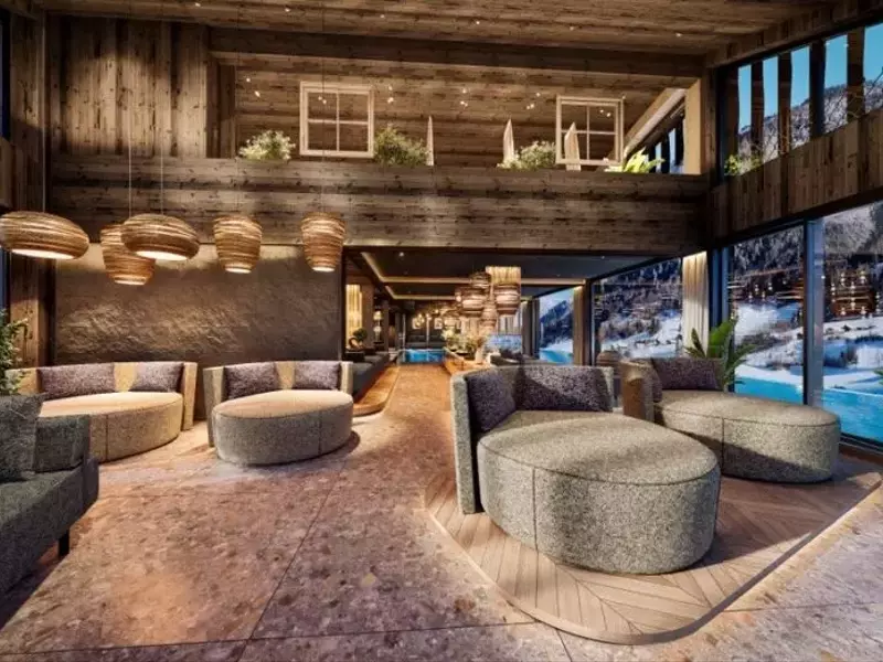 Fünf Häuser, ein Hotel: Einzigartiges Design-Motel Glockna in den Bergen